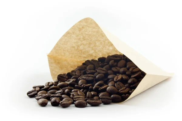 Coffee Beans Background Close — Stock Photo, Image