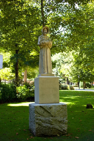 Monumento San Francisco Asís Oviedo Asturias — Foto de Stock