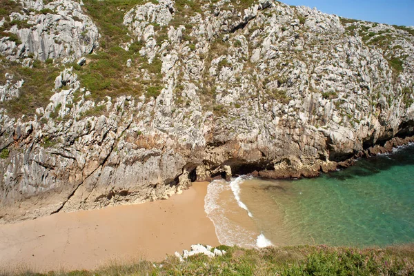 Playa Nueva Llanes Asturias España — Foto de Stock