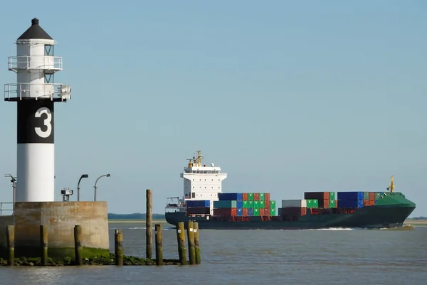 Containerfrachter Prima Della Talpa — Foto Stock
