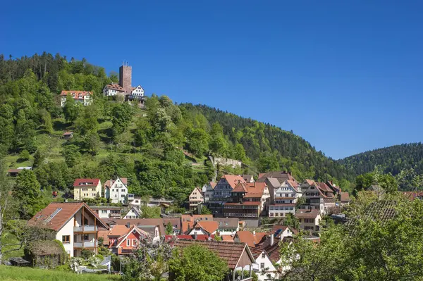 Castle Liebenzell Bad Liebenzell Black Forest Baden Wuerttemberg Germany Europe — Stock Photo, Image
