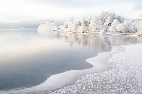 Noorwegen Natuur Landschap Achtergrond — Stockfoto