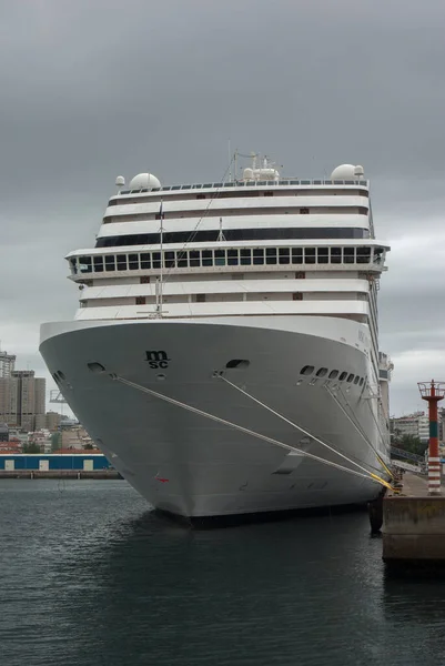 Navio Cruzeiro Porto Riga Latvia — Fotografia de Stock