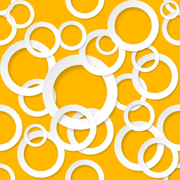 Cerchi Texture Senza Soluzione Continuità Illustrazione Sfondo Arancione — Foto Stock