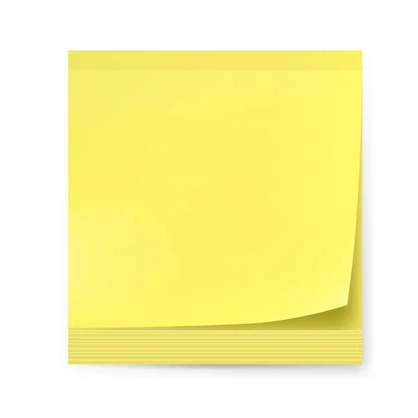 Žlutá Nálepka Ilustrace Bílém Pozadí Pro Kreativní Design — Stock fotografie