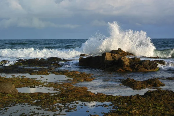 Bella Vista Sulla Riva Del Mare — Foto Stock