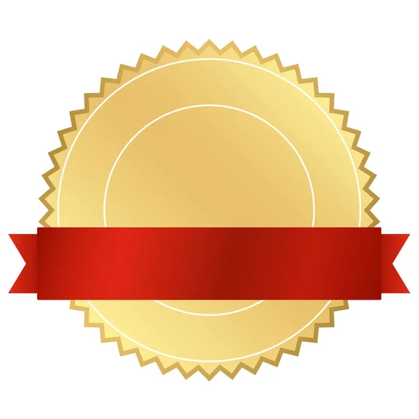 Certificate Gold Red Banners — Stock Photo, Image