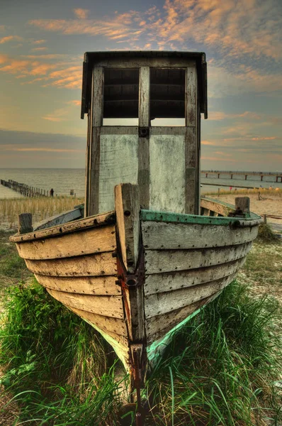 View Fishing Boat Shore — Stock Photo, Image