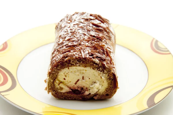 Black Forest Cake Roll — Fotografie, imagine de stoc