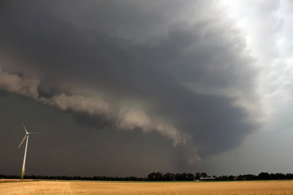 Unwetterfront Sommer — Stockfoto