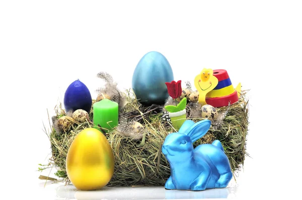 Pisanki Kolorowe Jajka — Zdjęcie stockowe
