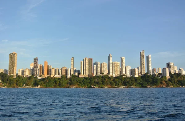 Vista Panorámica Majestuosa Ciudad Urbana — Foto de Stock