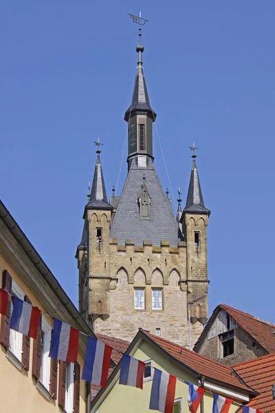 Modrá Věž Špatném Wimpfenu — Stock fotografie