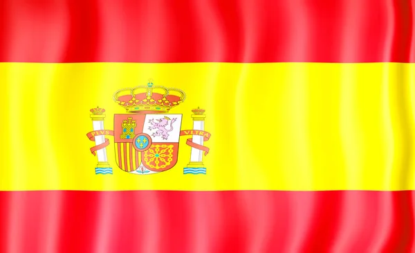 Flagge Spaniens Landesfahne — Stockfoto