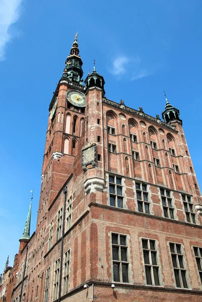 Prefeitura Principal Gdansk — Fotografia de Stock