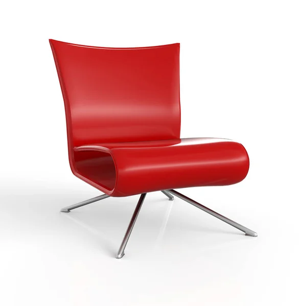 의자붉은 — 스톡 사진
