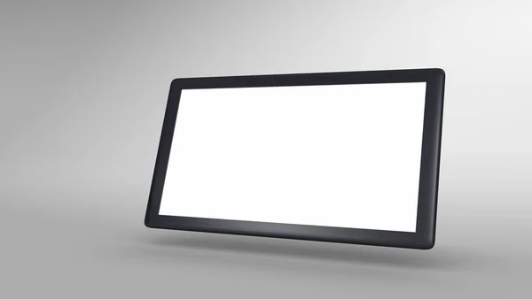 Tablet Schwarz Displayfrei — Stockfoto