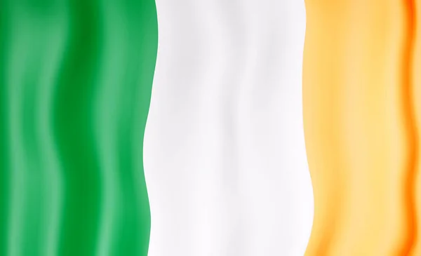 Bandiera Irlandese Bandiera Nazionale Nazionale — Foto Stock