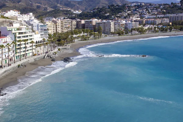 Playa Caletilla Almunecar Andalusien Spanien — Stockfoto