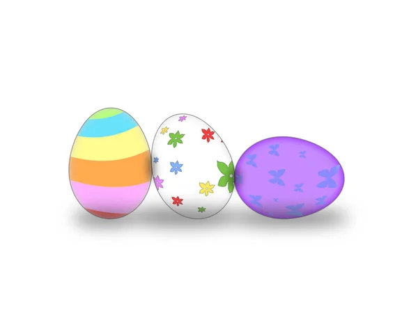 Easter Eggs Holiday Background — Stock Photo, Image