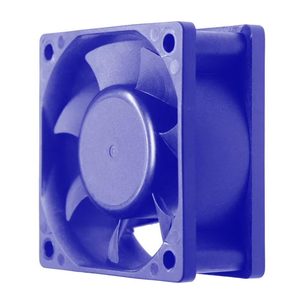 Malý Ventilátor Používaný Počítačích Pro Chlazení — Stock fotografie