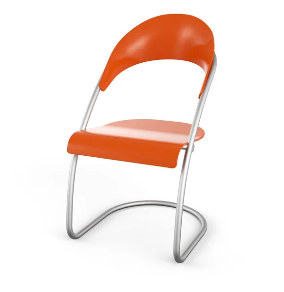 Καρέκλα Επισκέπτες Πορτοκαλί — Φωτογραφία Αρχείου