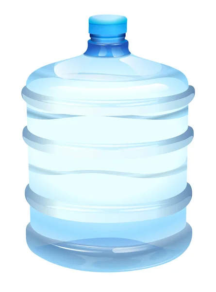 Ilustración Una Botella Agua Sobre Fondo Blanco — Foto de Stock