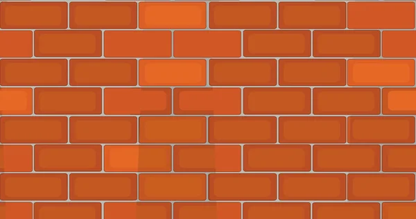 Illustration Brick Wall White Background — Stock Photo, Image