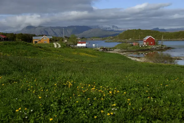 Noruega Sobre Naturaleza Paisaje Fondo — Foto de Stock