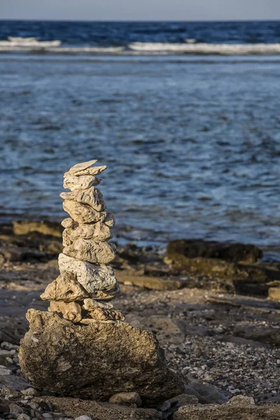 Torony Korall Strandon Vörös Tenger Egyiptomban — Stock Fotó