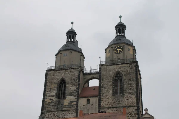 Wittenberg Deki Kasaba Kilisesi — Stok fotoğraf