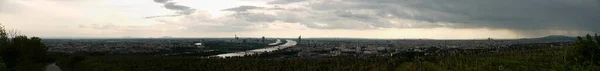 Wien Österrikes Huvudstad Ligger Landet Öster Donau — Stockfoto