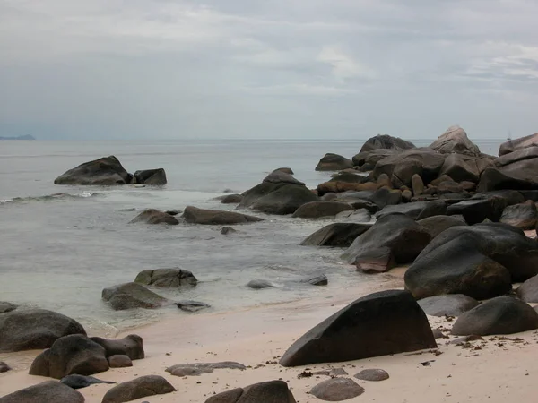 Spiaggia Sulle Seychelles Seychelles — Foto Stock