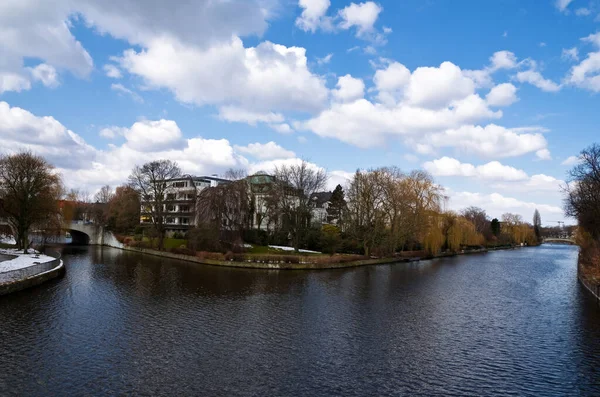 Hamburg Miasto Portowe Północnych Niemczech — Zdjęcie stockowe