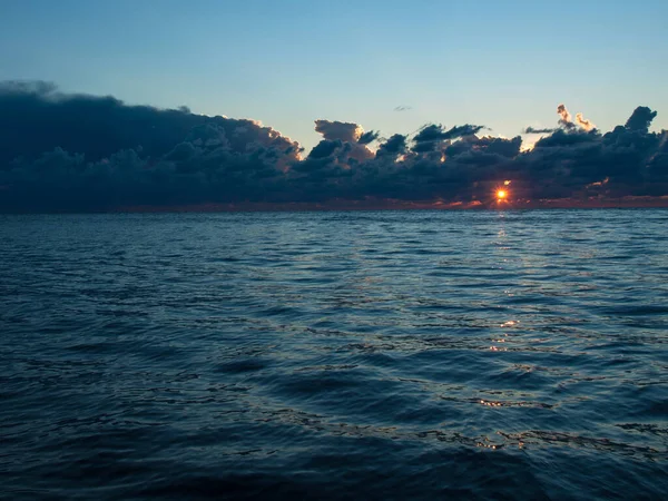 폭풍이 지나간 바다의 — 스톡 사진