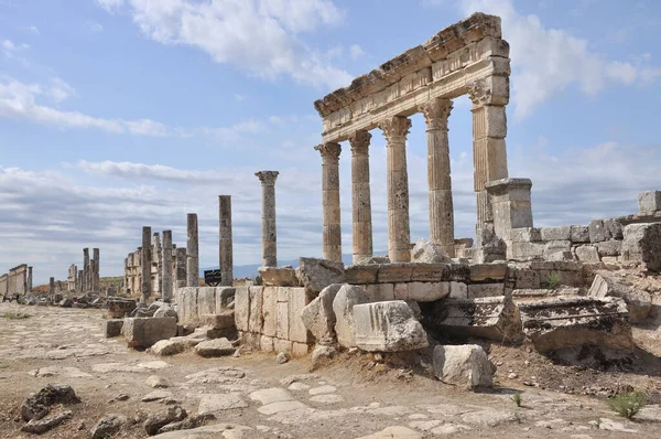 Apamea Oder Apameia War Eine Schatzstadt Und Zuchtdepot Der Seleukidischen — Stockfoto