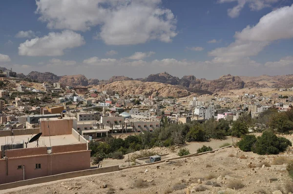 Petra Ist Eine Historische Und Archäologische Stadt Jordanischen Gouvernement Die — Stockfoto