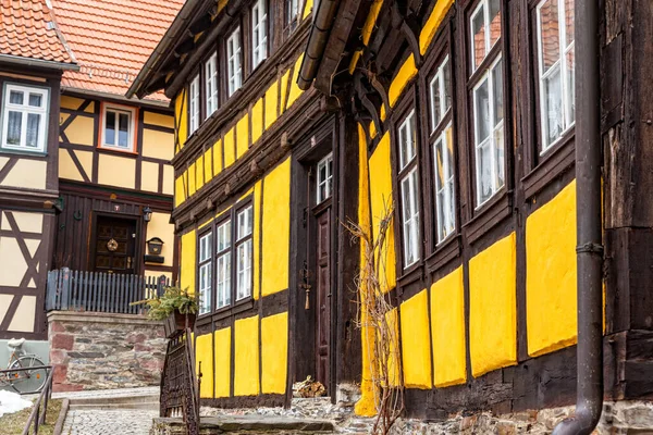 Średniowieczne Miasto Stolberg Żywicy — Zdjęcie stockowe
