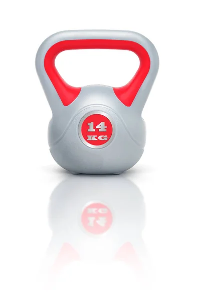 Kettlebell Kettlebell Mit Reflexion — Stockfoto