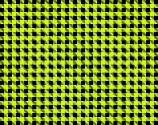 Tischdecken Muster Gelb Und Schwarz — Stockfoto