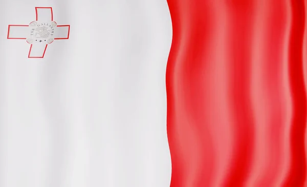 Flagge Malta Nationale Flagge — Stockfoto