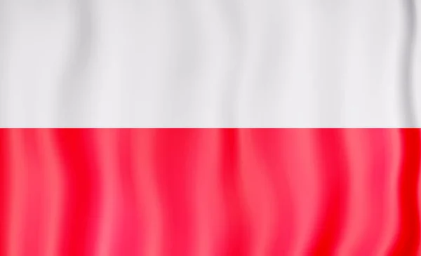 Bandiera Poland Bandiera Nazionale Del Paese — Foto Stock