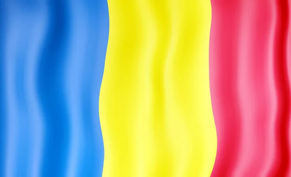 Bandera Romania Bandera Nacional —  Fotos de Stock