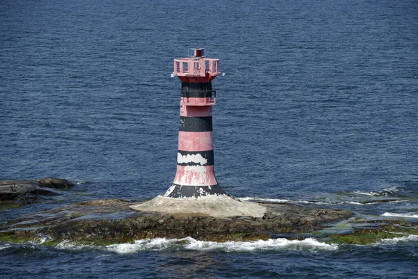 Leuchtturm Auf Den Aaland Inseln Finnland — Stockfoto