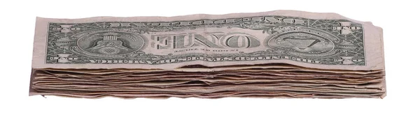 Dollár Bankjegyek Amerikai Pénz — Stock Fotó