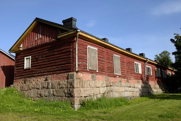 Casa Madeira Fort Linnoitus Lappeenranta Finlândia — Fotografia de Stock