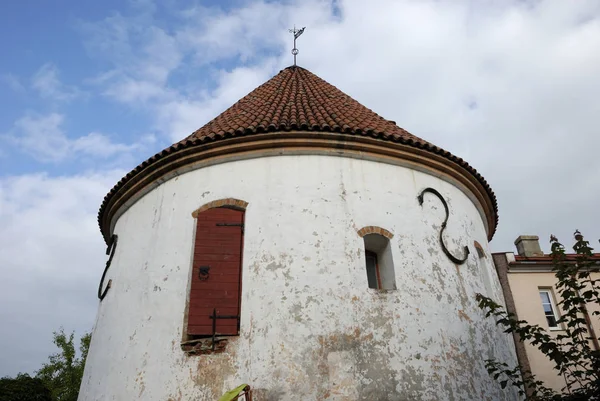 Zajímavá Architektura Selektivní Zaměření — Stock fotografie