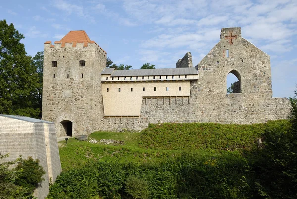 Ruinas Del Castillo Sigulda Latvia —  Fotos de Stock