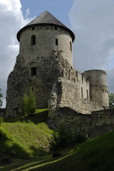 Castelo Cesis Latvia — Fotografia de Stock