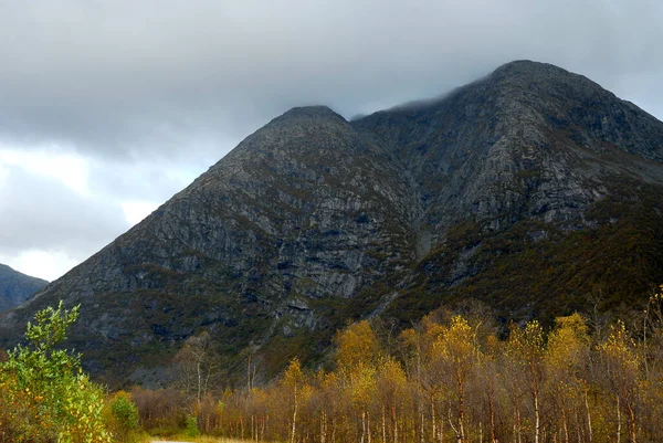 Noruega Sobre Paisagem Natural Fundo — Fotografia de Stock